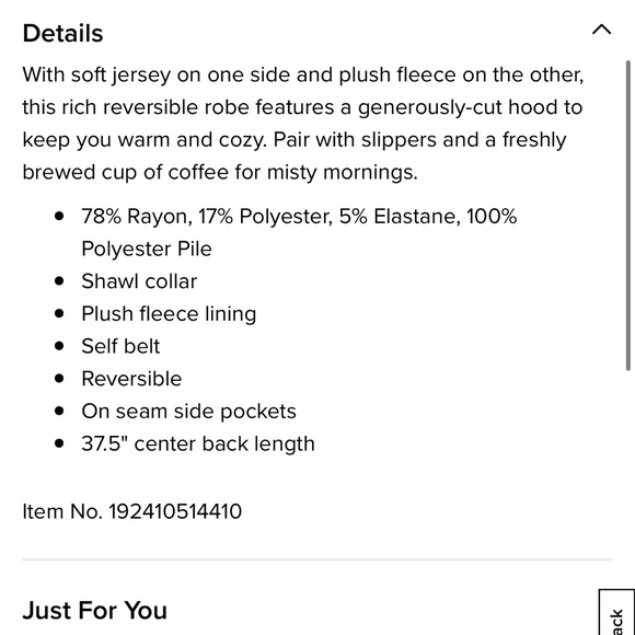 UGG Pink Fleece Robe - Picture 4 of 5